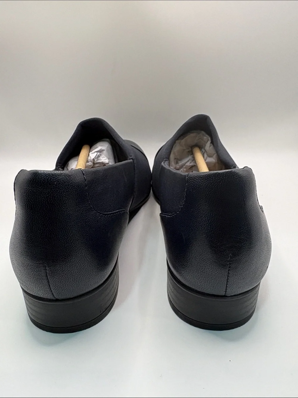 Clarks Women's Navy Slip-On Loafers